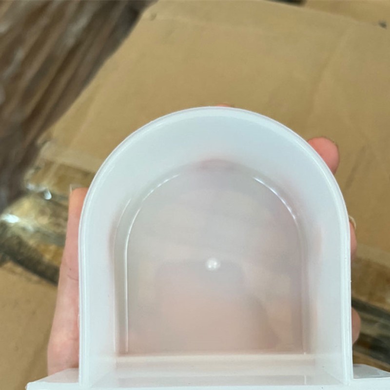 Bird Feeding Cup No.4 (White & Transparent)