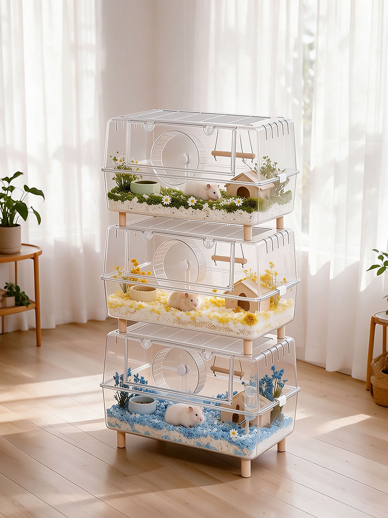 62 Hamster Transparent Cage view 5