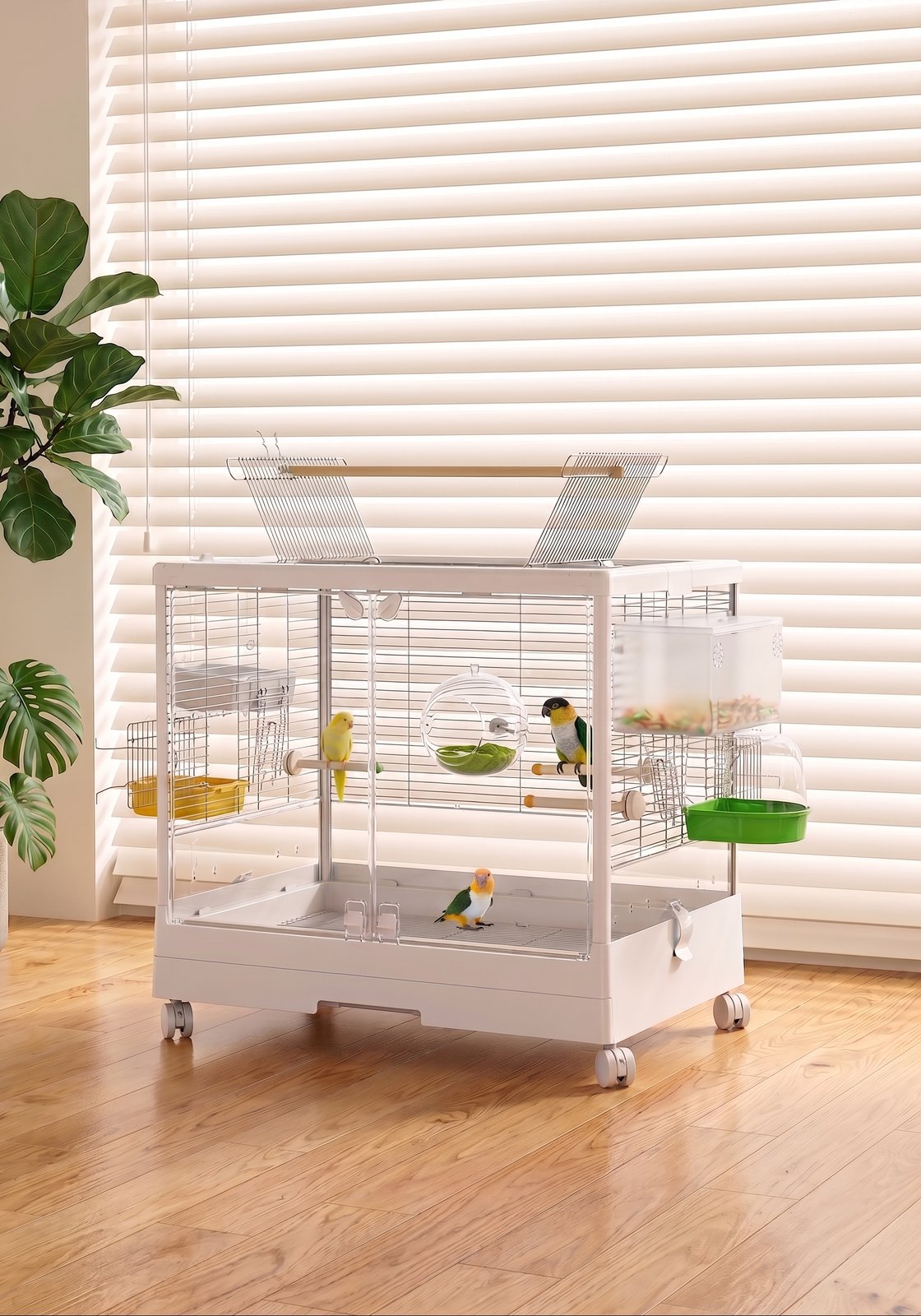 650 Transparent PET Door Birdcage view 4