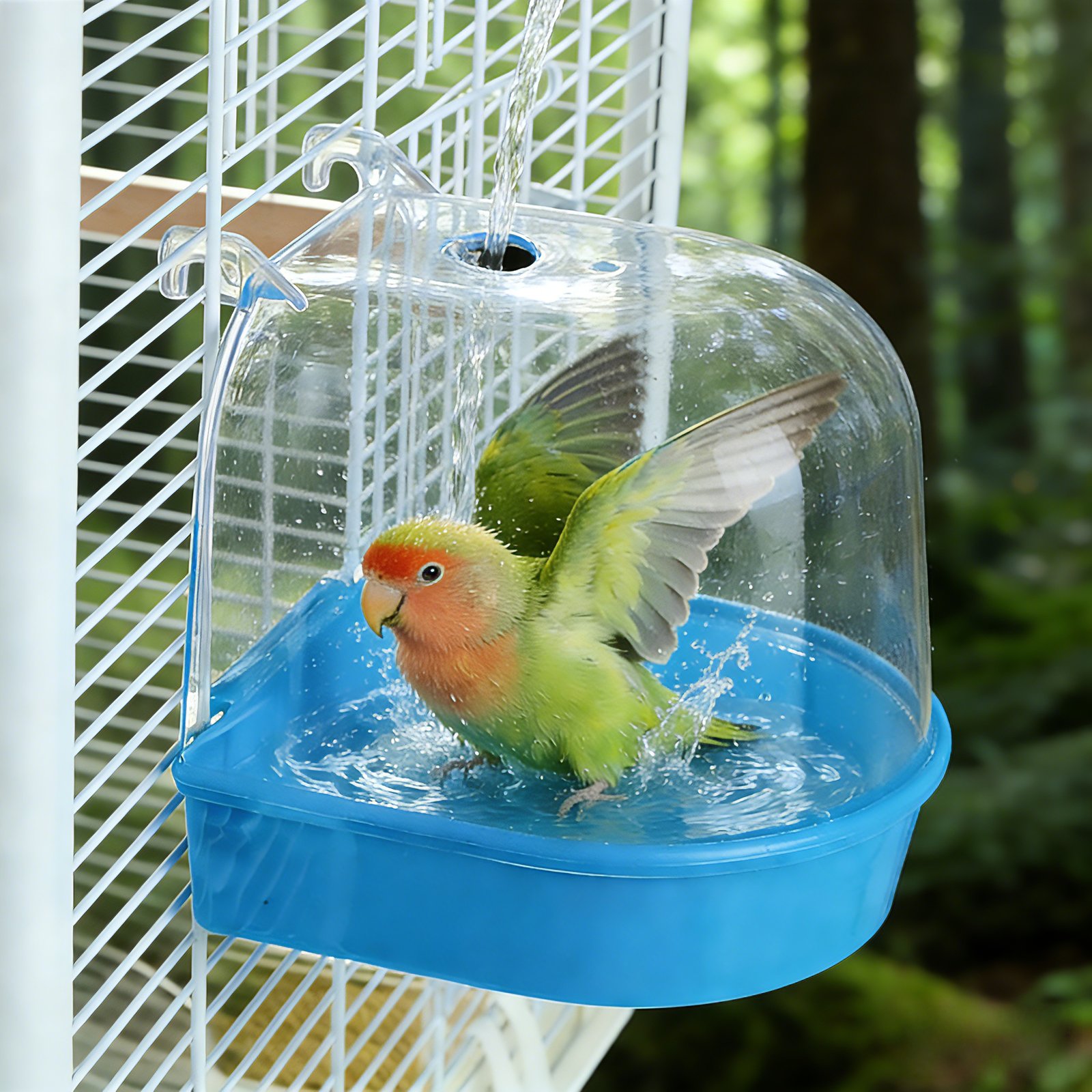 4.7" Hanging Bird Bath view 3