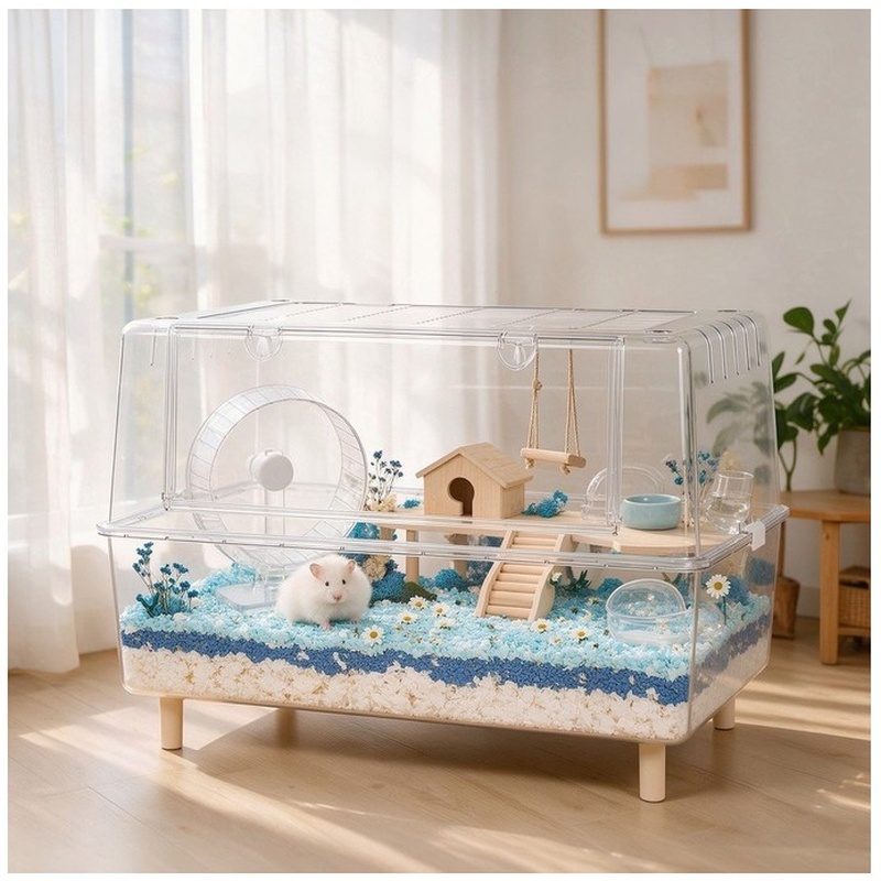 Transparent hamster cage developed by Kanapet — ODM case study